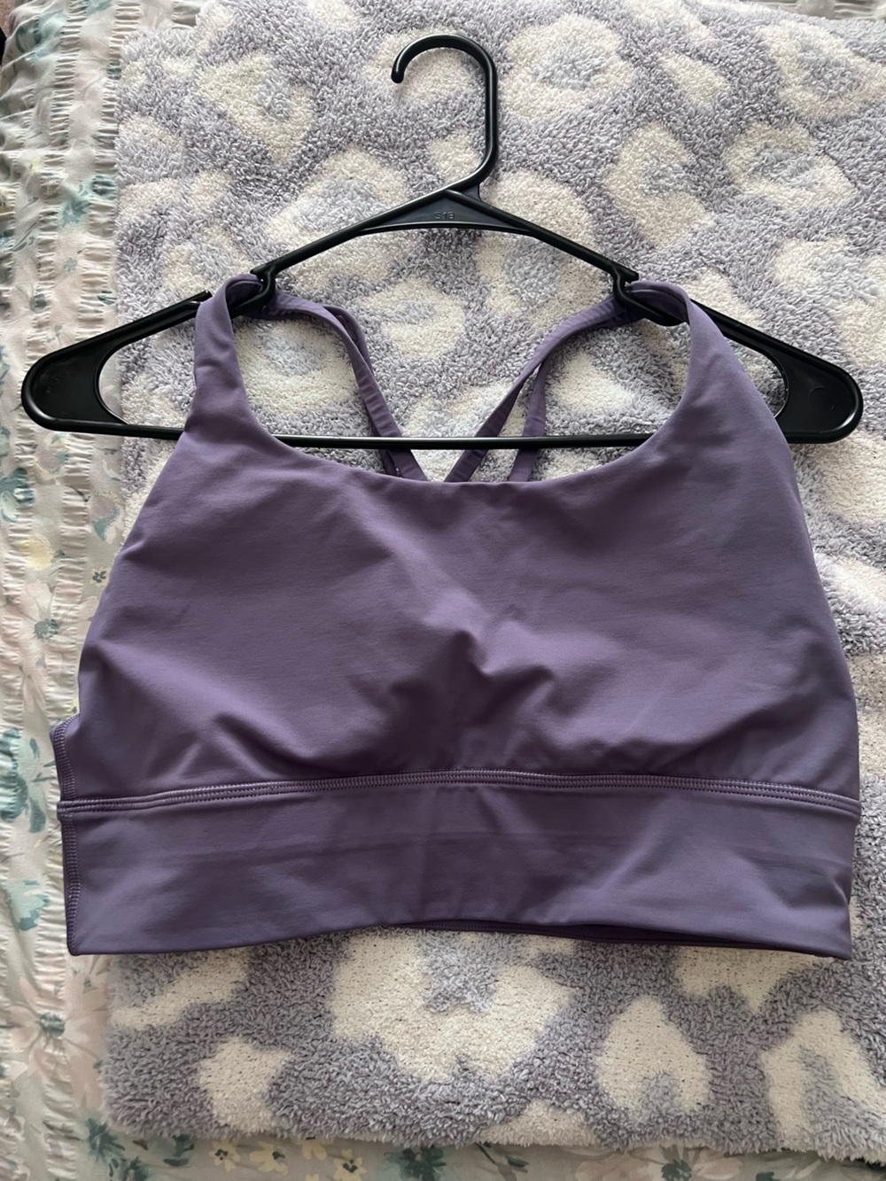 Lululemon Energy longline bra in grape mist -10
